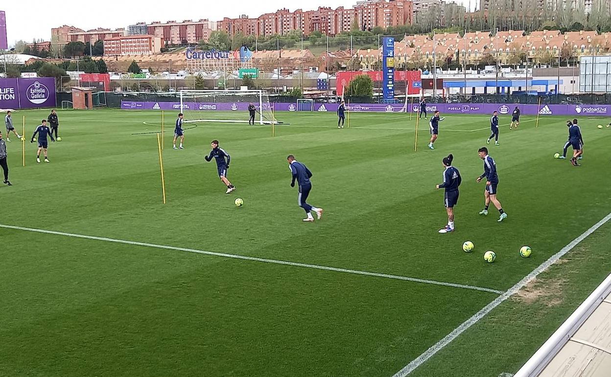 La primera plantilla en un ejercicio organizado por Pacheta. 