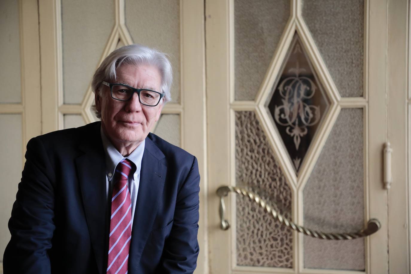 El escritor Iñaki Ezkerra, en Valladolid. 