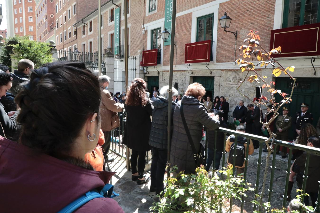 Fotos: Homenaje a Cervantes en su casa de Valladolid