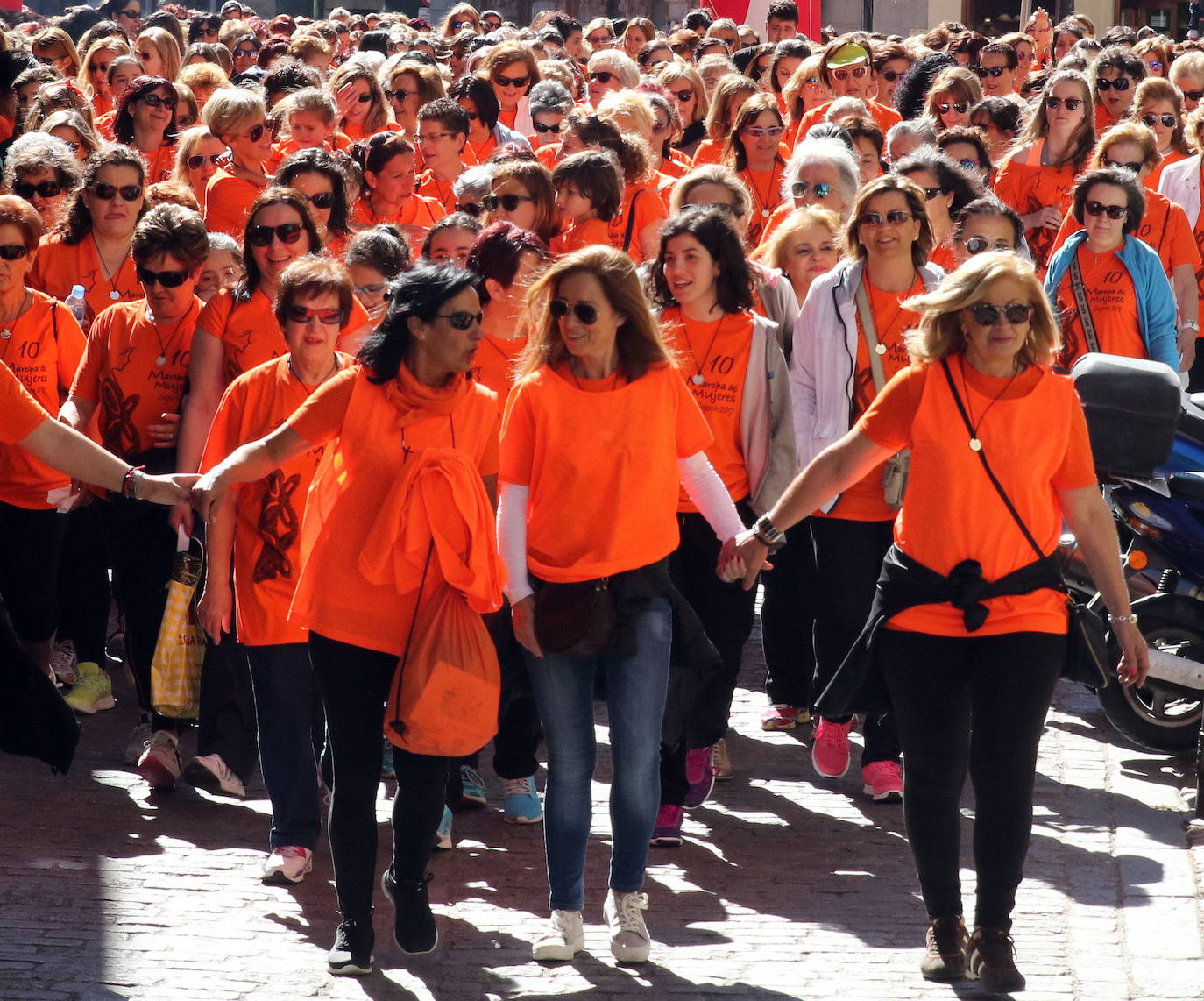Marcha de Mujeres celebrada en Segovia antes de la pandemia.