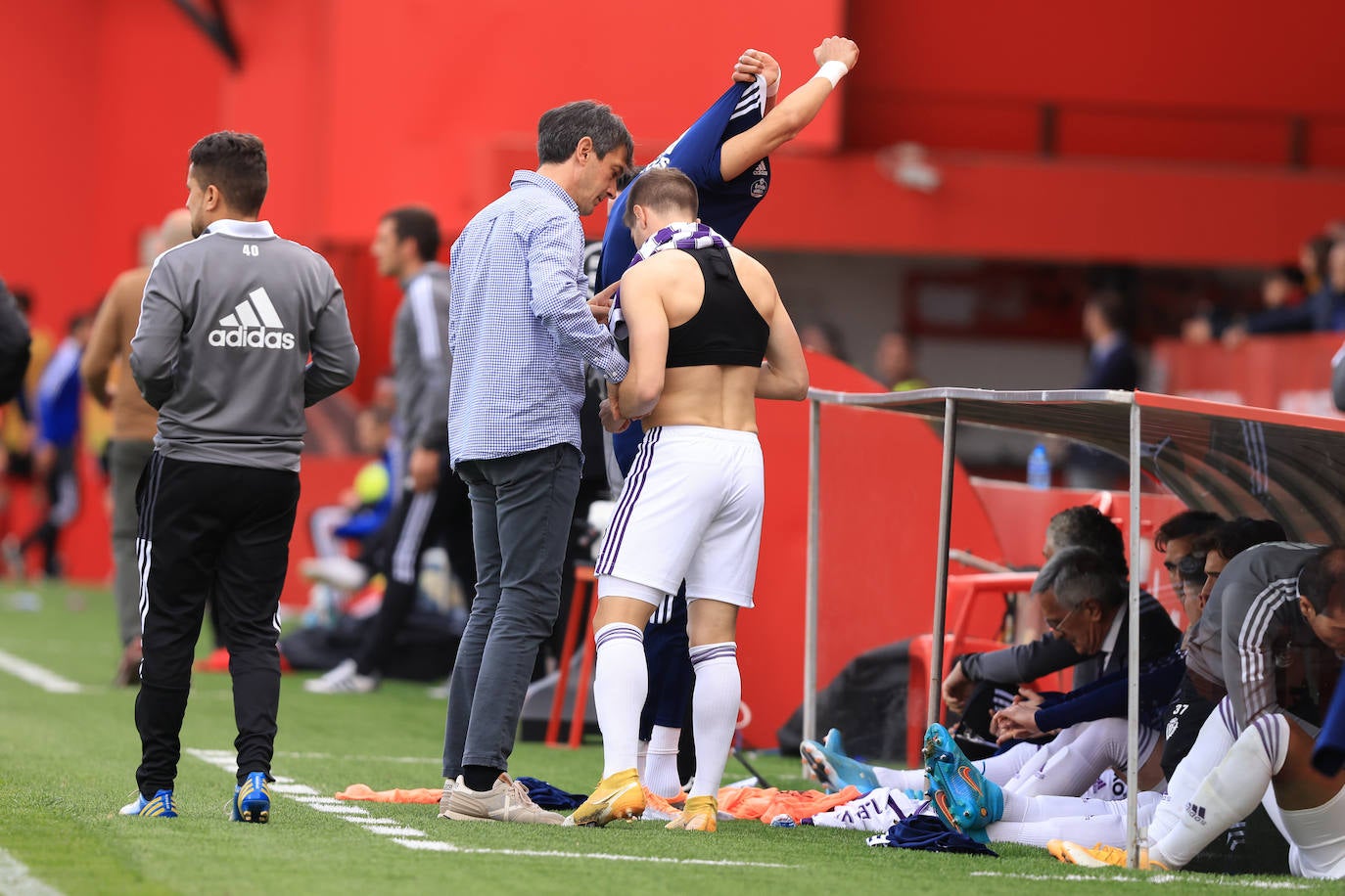 Fotos: Mirandés 0-1 Real Valladolid (1/2)