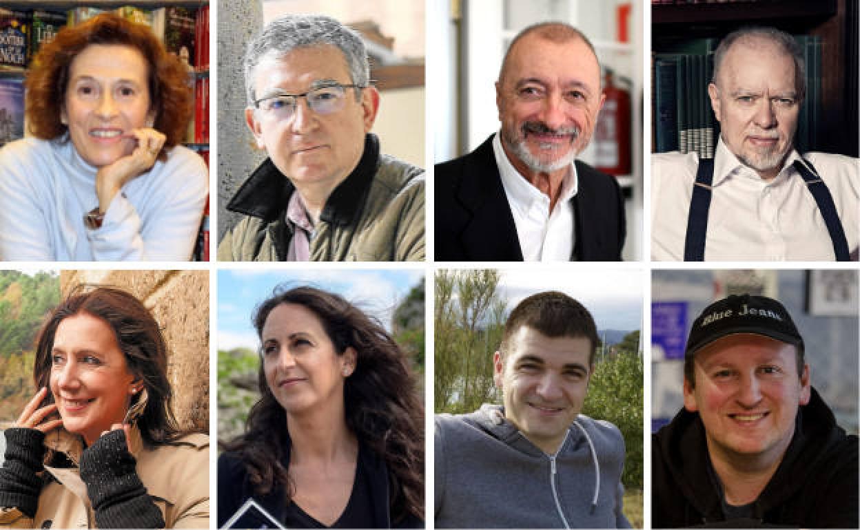 Julia Navarro, Santiago Posteguillo, Arturo Pérez-Reverte, Jorge Fernández Díaz, Dolores Redondo, María Oruña, Eloy Moreno y Blue Jeans. 