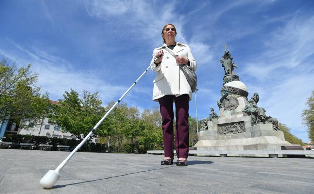 La encrucijada diaria de las personas invidentes en Valladolid