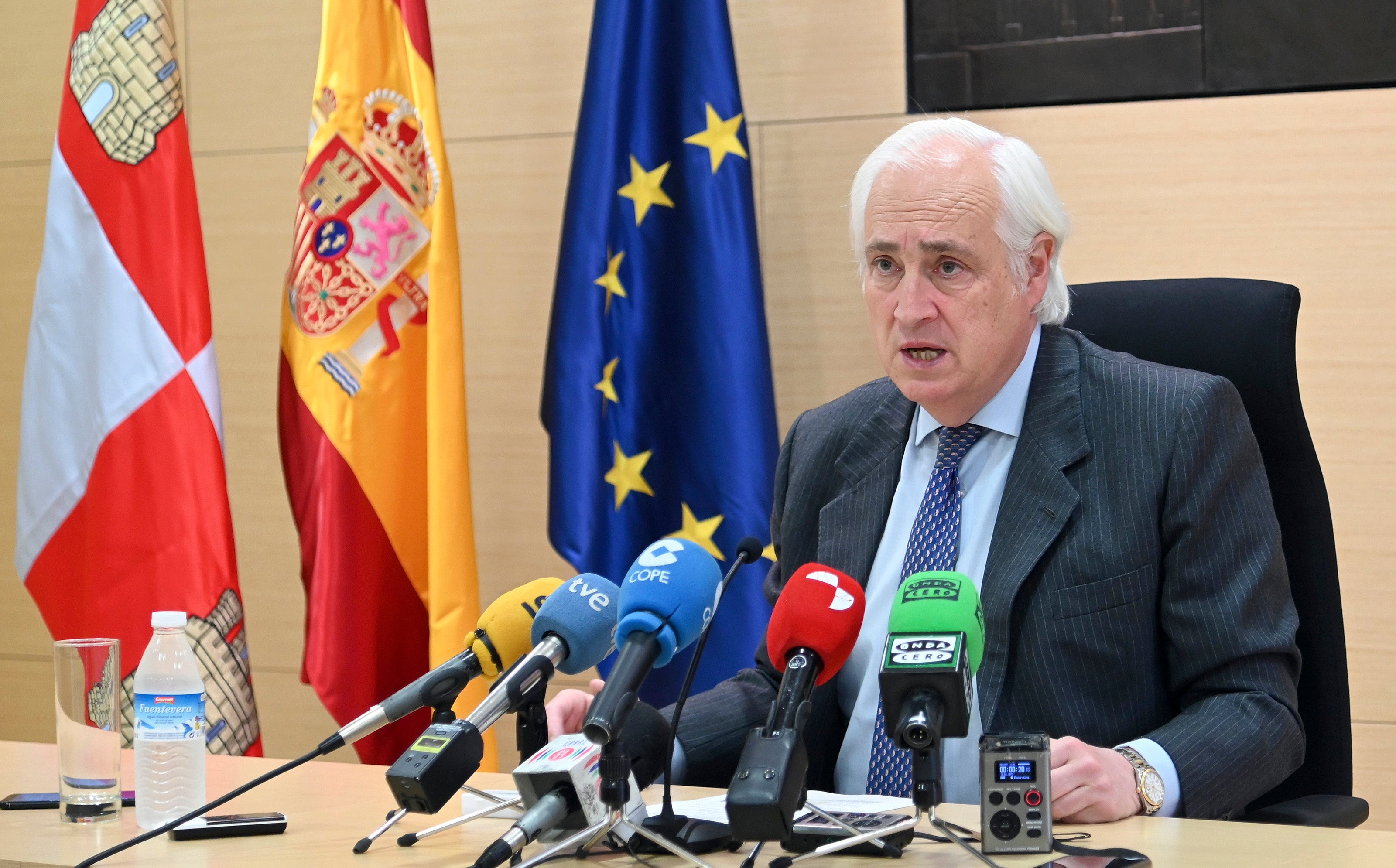 El presidente del Tribunal Superior de Justicia de Castilla y León, José Luis Concepción, presenta la Memoria Judicial del TSJCyL de 2021