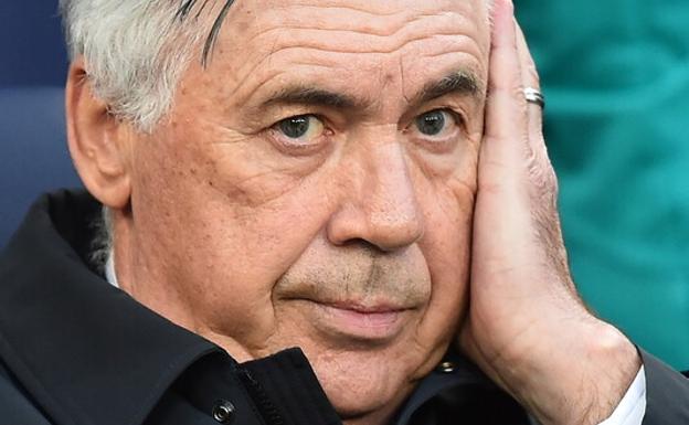 Carlo Ancelotti, durante su comparecencia ante los medios de este viernes. 