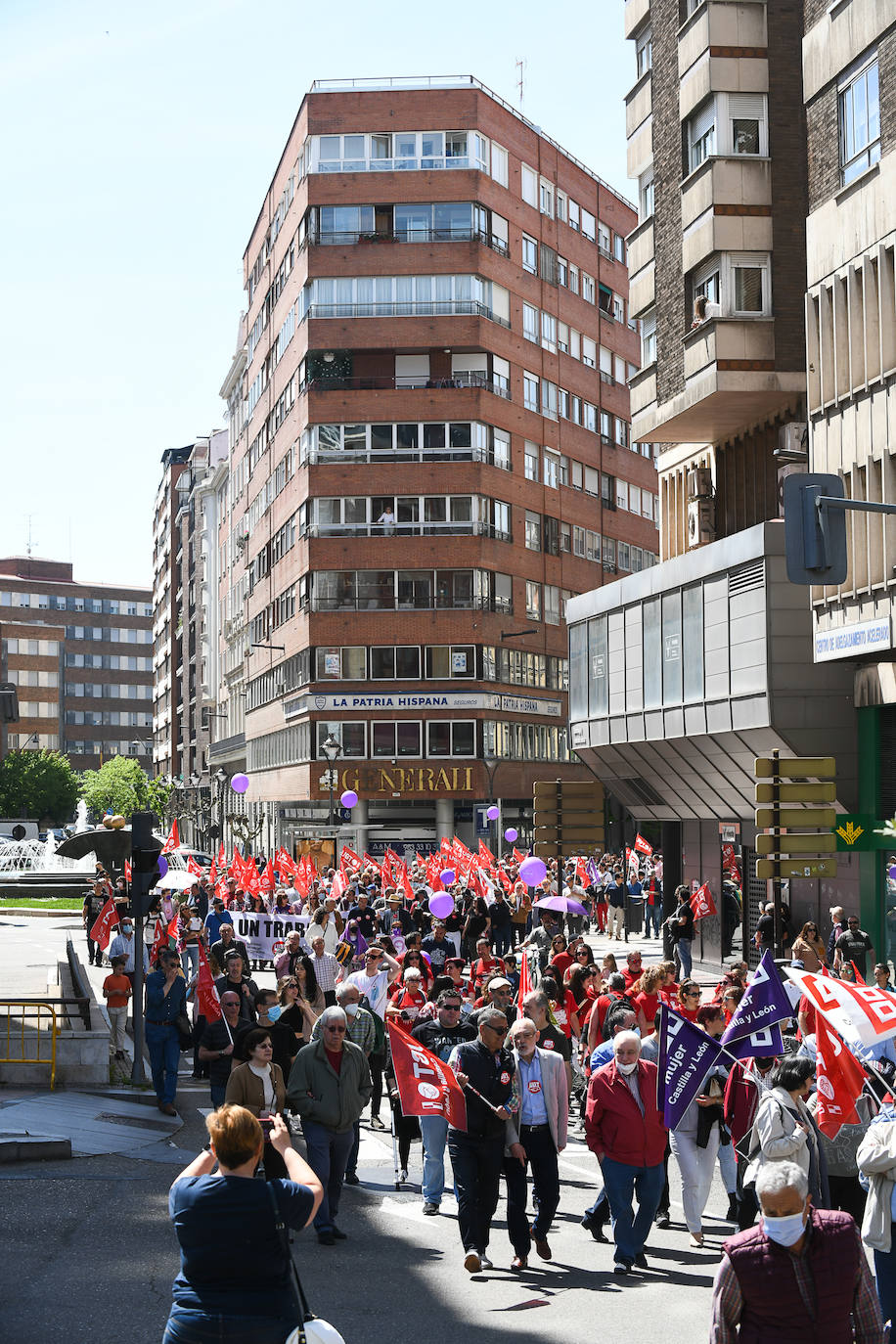 Fotos: Manifestación del 1º de Mayo por las calles de Valladolid (1/2)