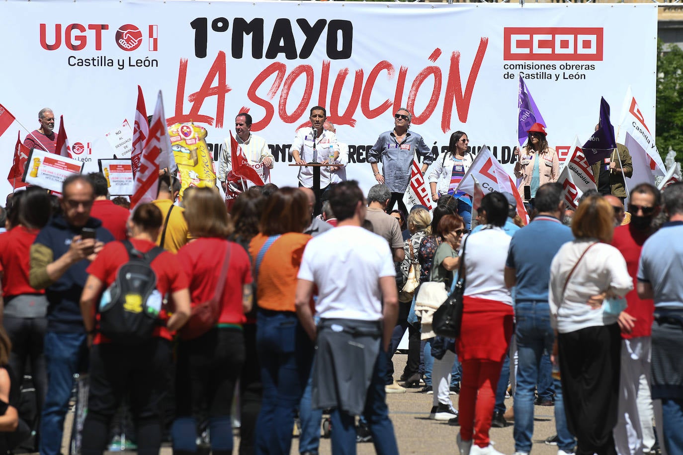 Fotos: Manifestación del 1º de Mayo por las calles de Valladolid (1/2)