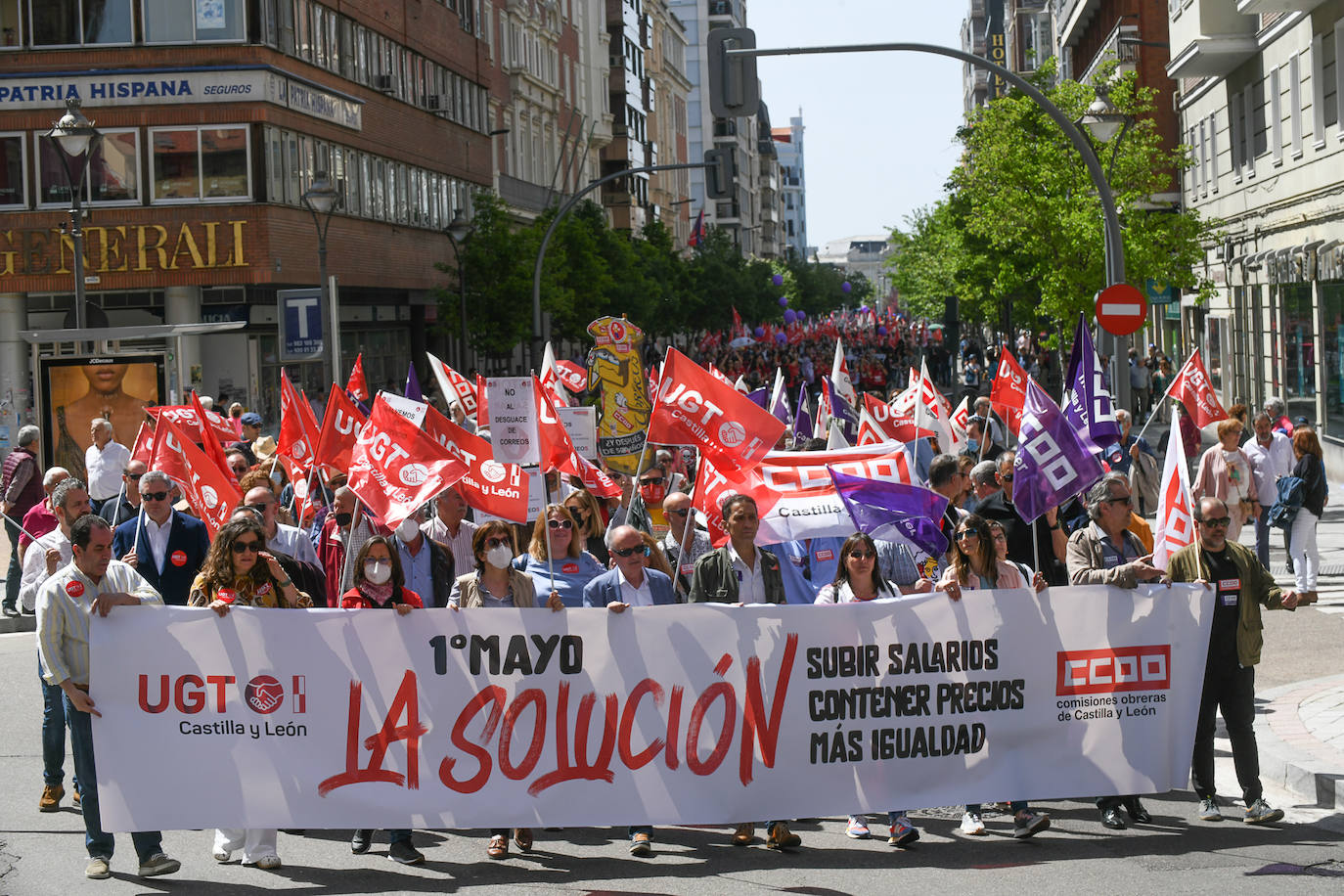 Fotos: Manifestación del 1º de Mayo por las calles de Valladolid (2/2)