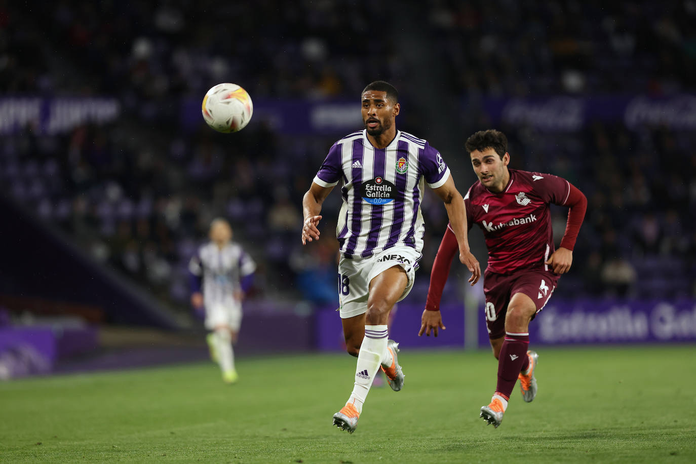 Las imágenes del encuentro entre el Real Valladolid y la Real Sociedad. 