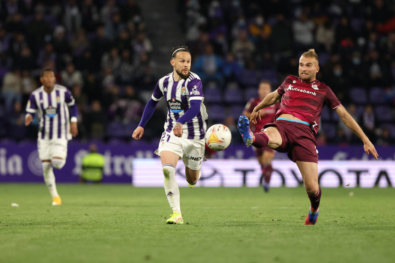 Las imágenes del encuentro entre el Real Valladolid y la Real Sociedad. 