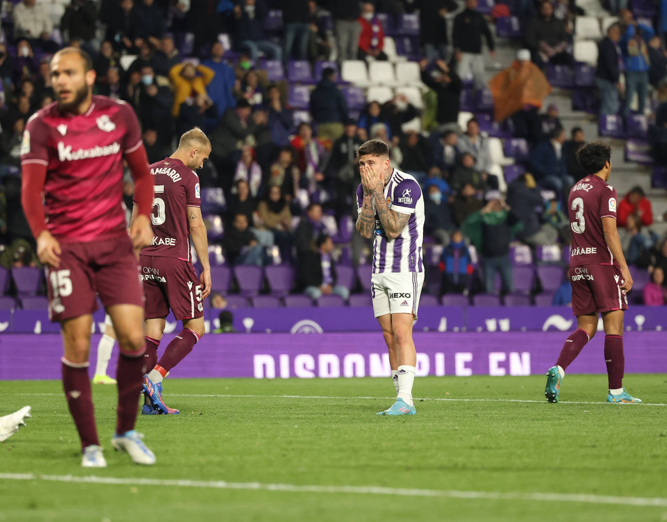 Las imágenes del encuentro entre el Real Valladolid y la Real Sociedad. 