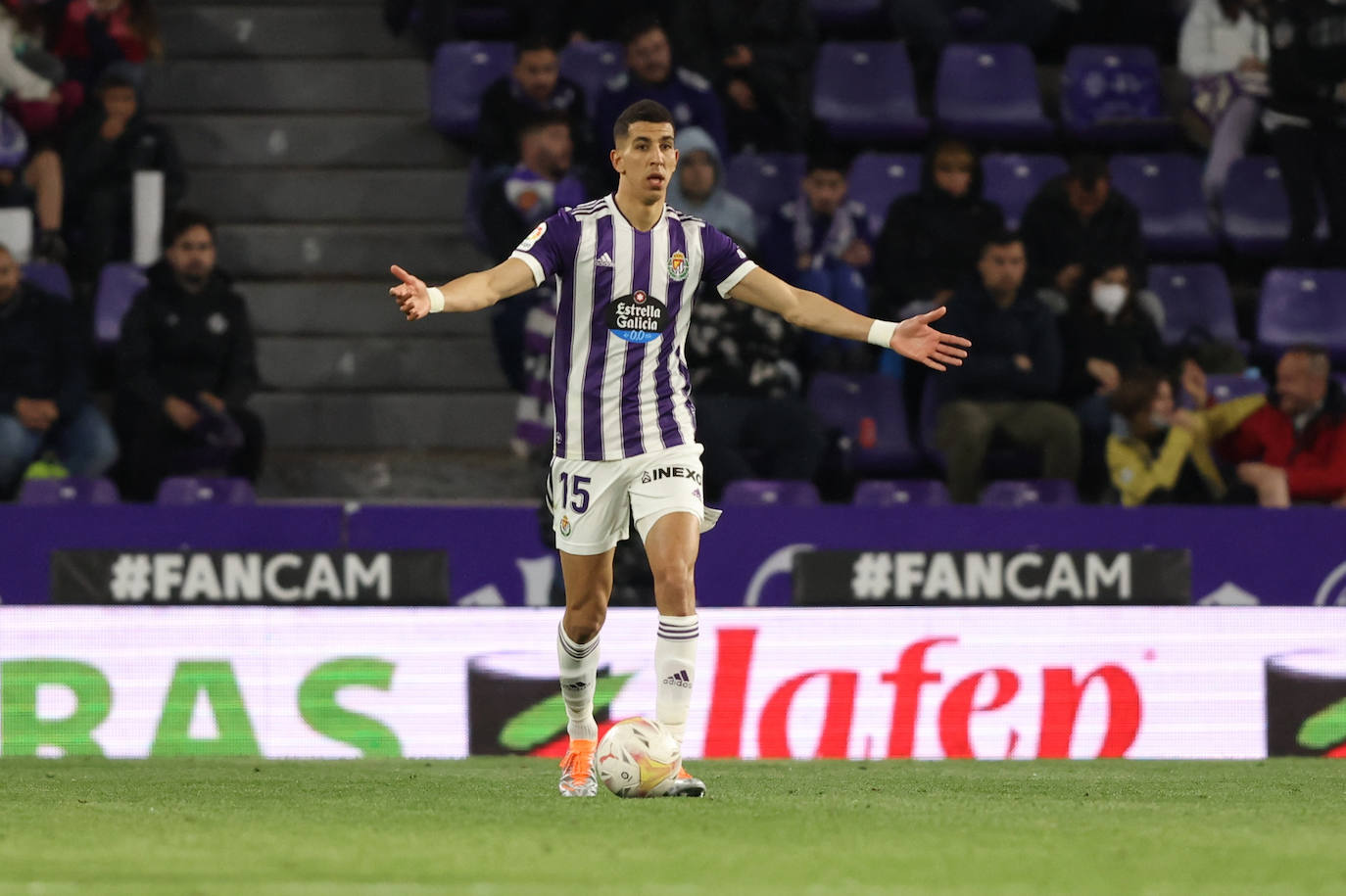 Las imágenes del encuentro entre el Real Valladolid y la Real Sociedad. 