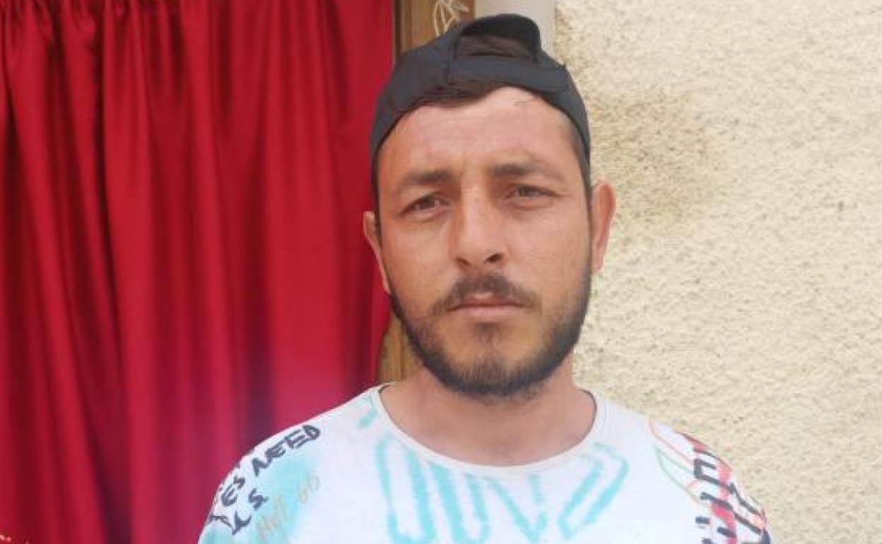 Cristian, el joven que estaba al lado del fallecido.