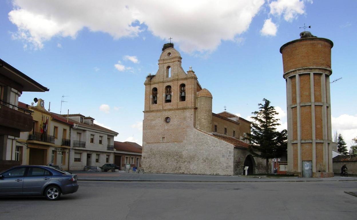 Plaza Mayor de la localidad de Remondo, en la provincia segoviana, donde ha tenido lugar el intento de agresión sexual. 