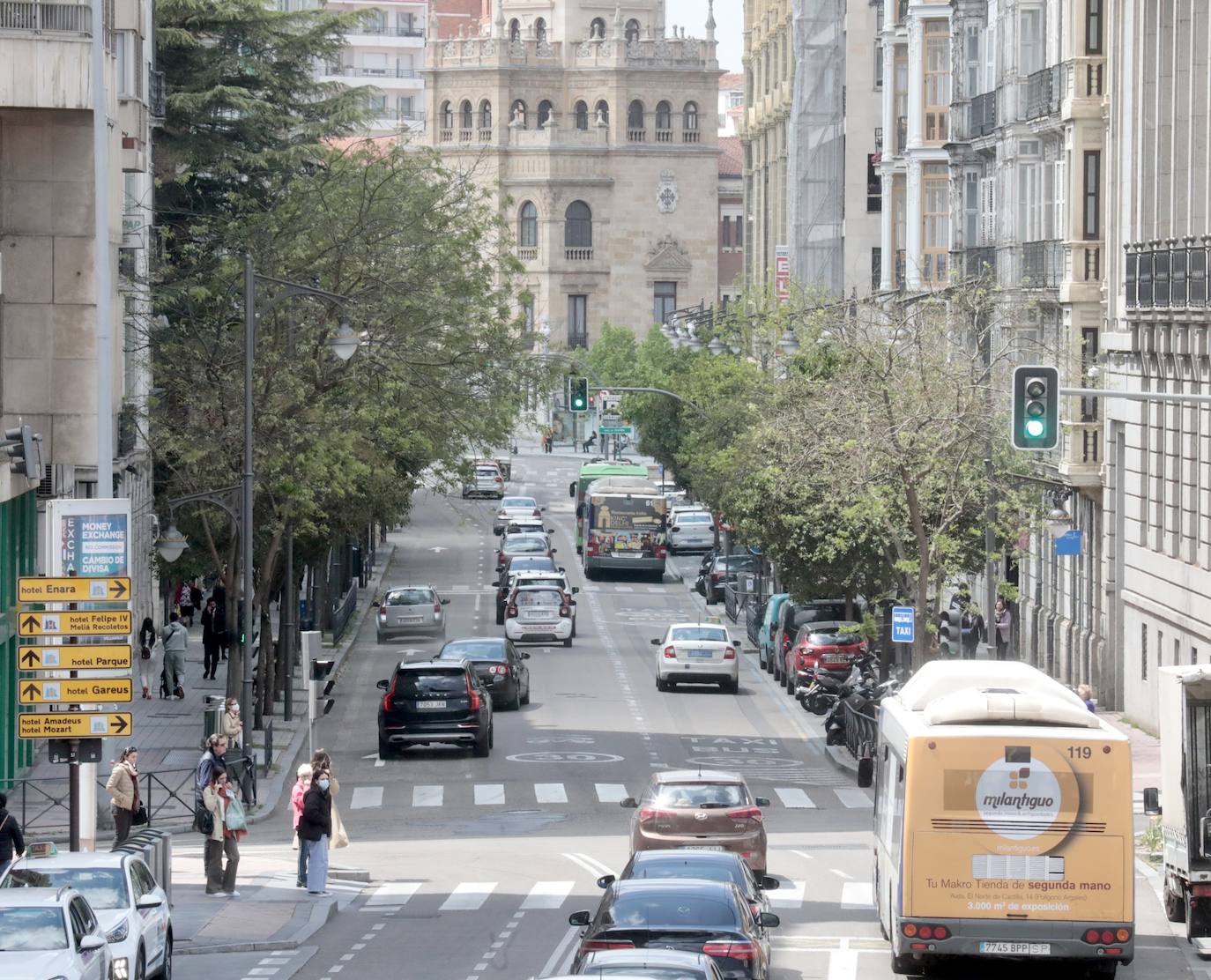 Fotos: Miguel Íscar ya dispone de tres carriles en dirección hacia Zorrilla