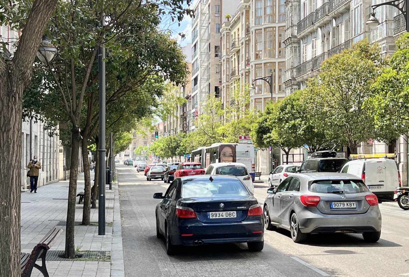 Fotos: Miguel Íscar ya dispone de tres carriles en dirección hacia Zorrilla