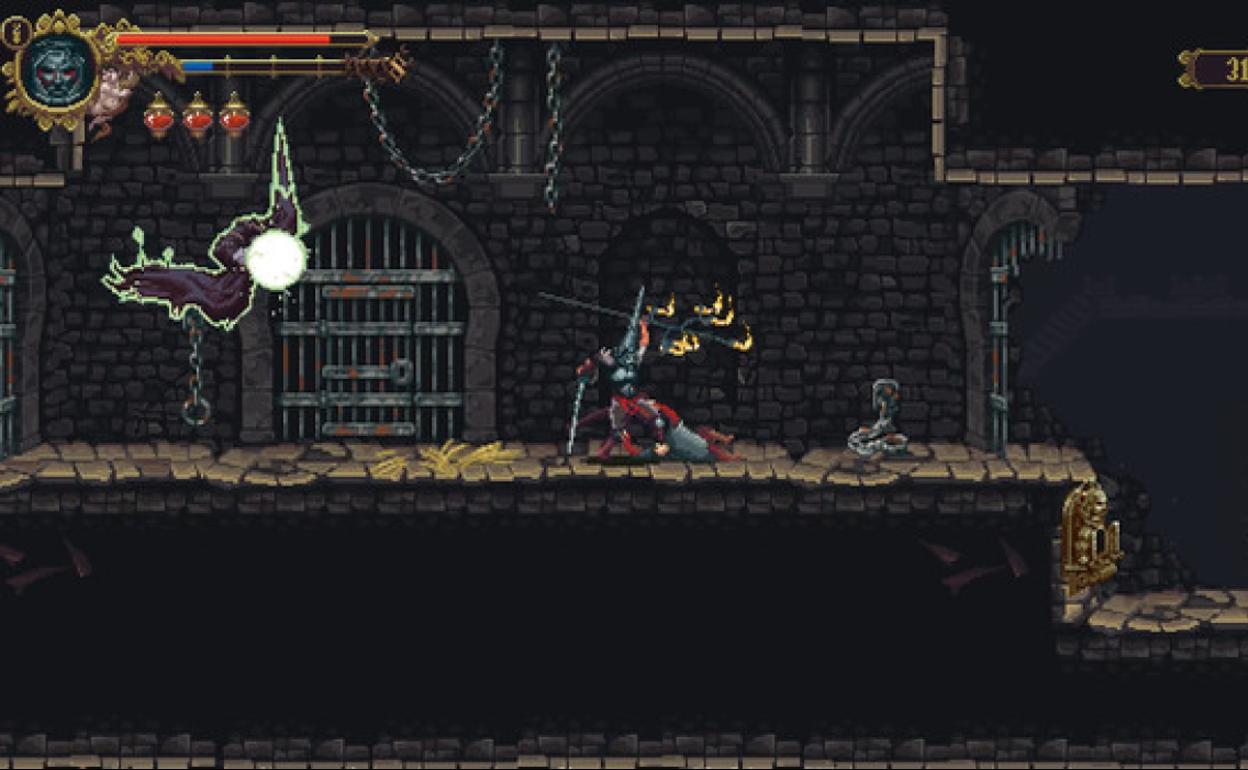 Una imagen de 'Blasphemous'.