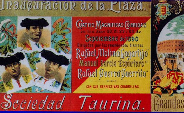 Reproducción del cartel de 1890. 