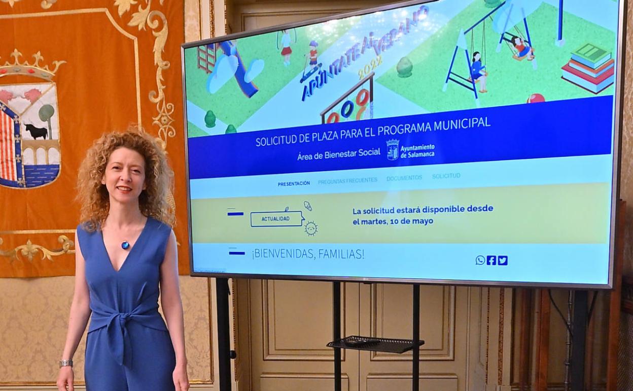 Ana Suarez, durante la presentación del programa.