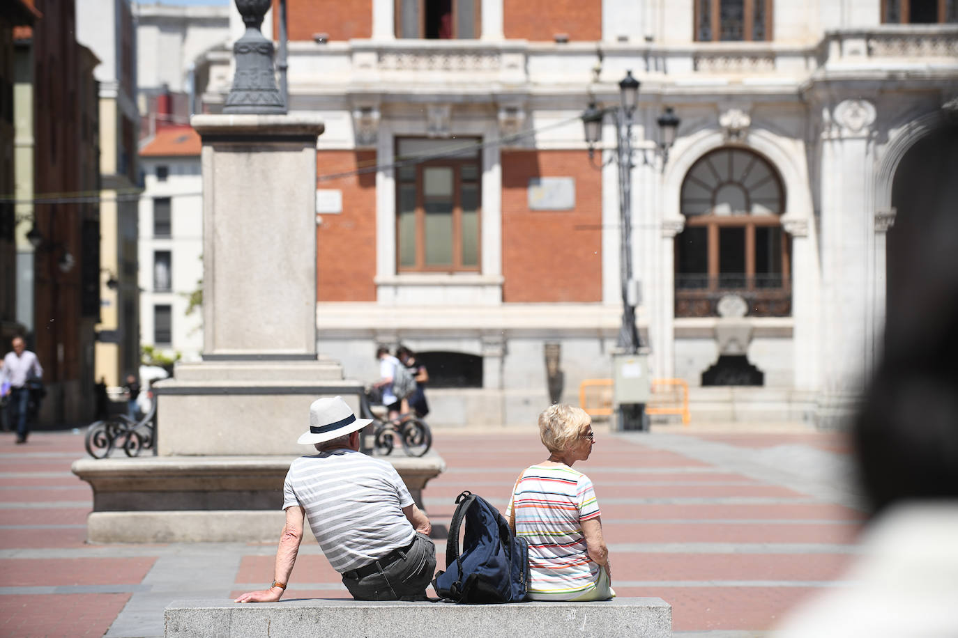 Valladolid vive una mañana con temperaturas por encima de los 20 grados. 