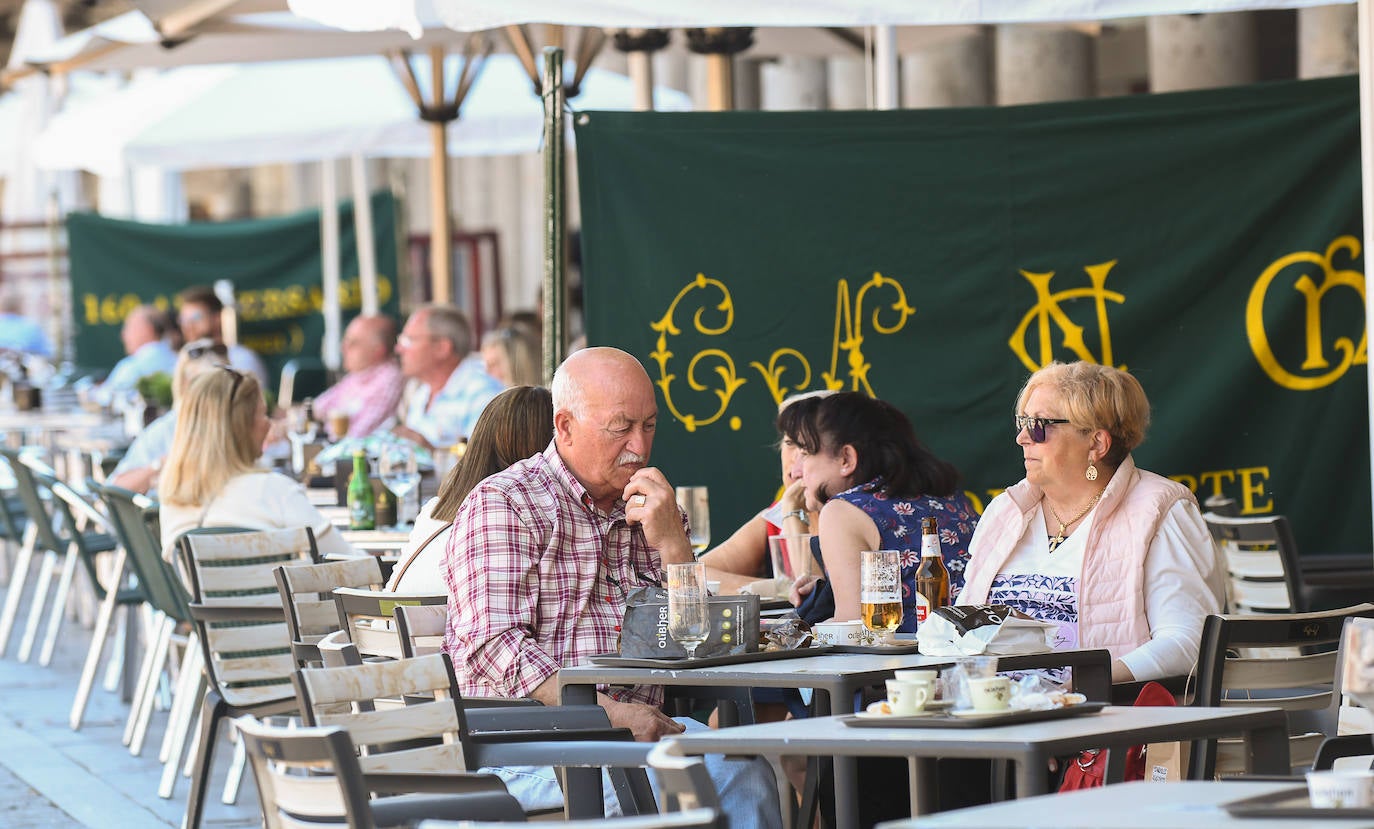 Valladolid vive una mañana con temperaturas por encima de los 20 grados. 