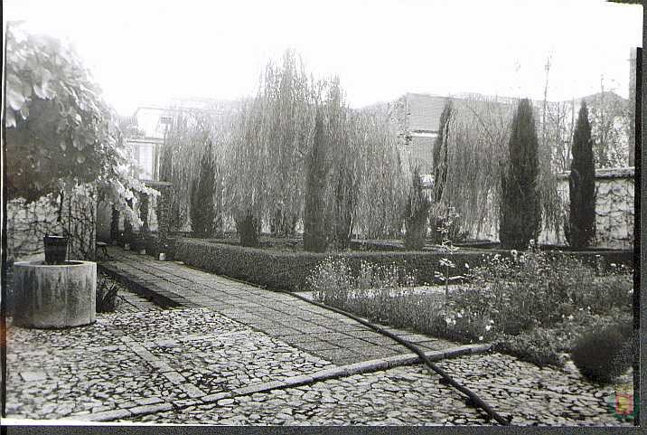 Vista del jardín.