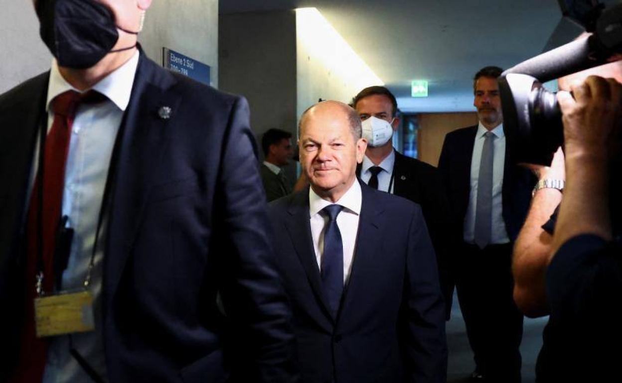 El canciller federal alemán, Olaf Scholz. 