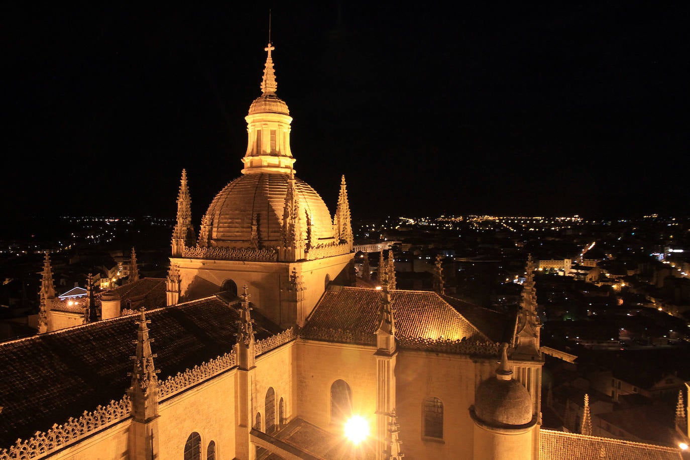 Vistas de Segovia desde la Catedral.