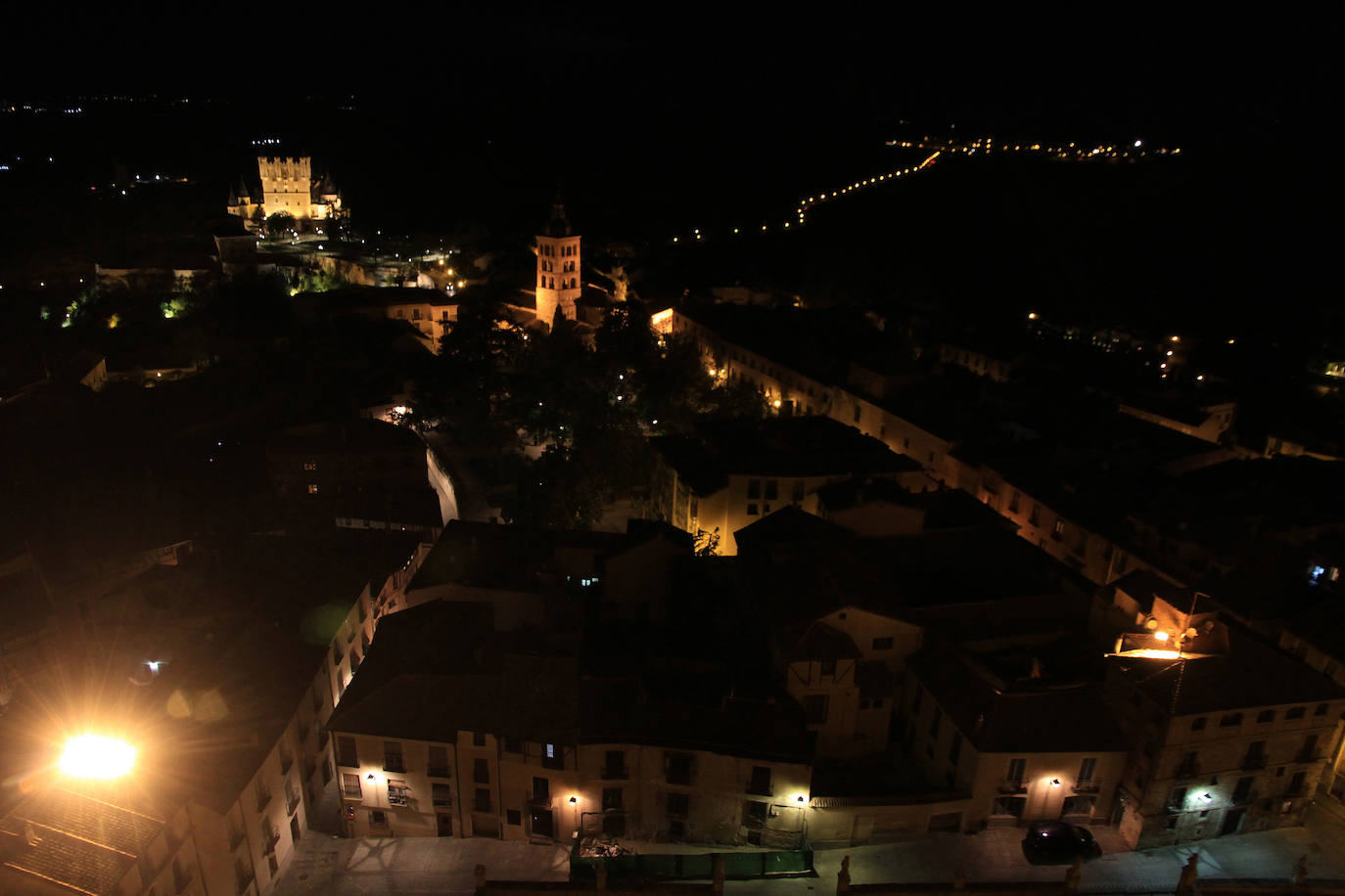 Vistas de Segovia desde la Catedral.