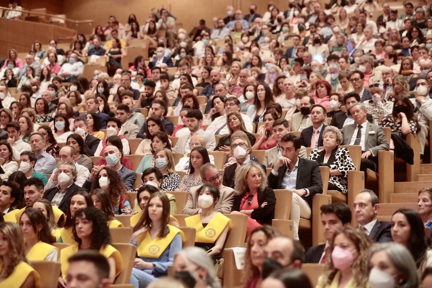 Diferentes momentos de la graduación. 