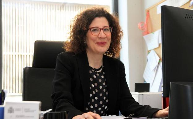 Amelia García Garrosa posa para la entrevista.