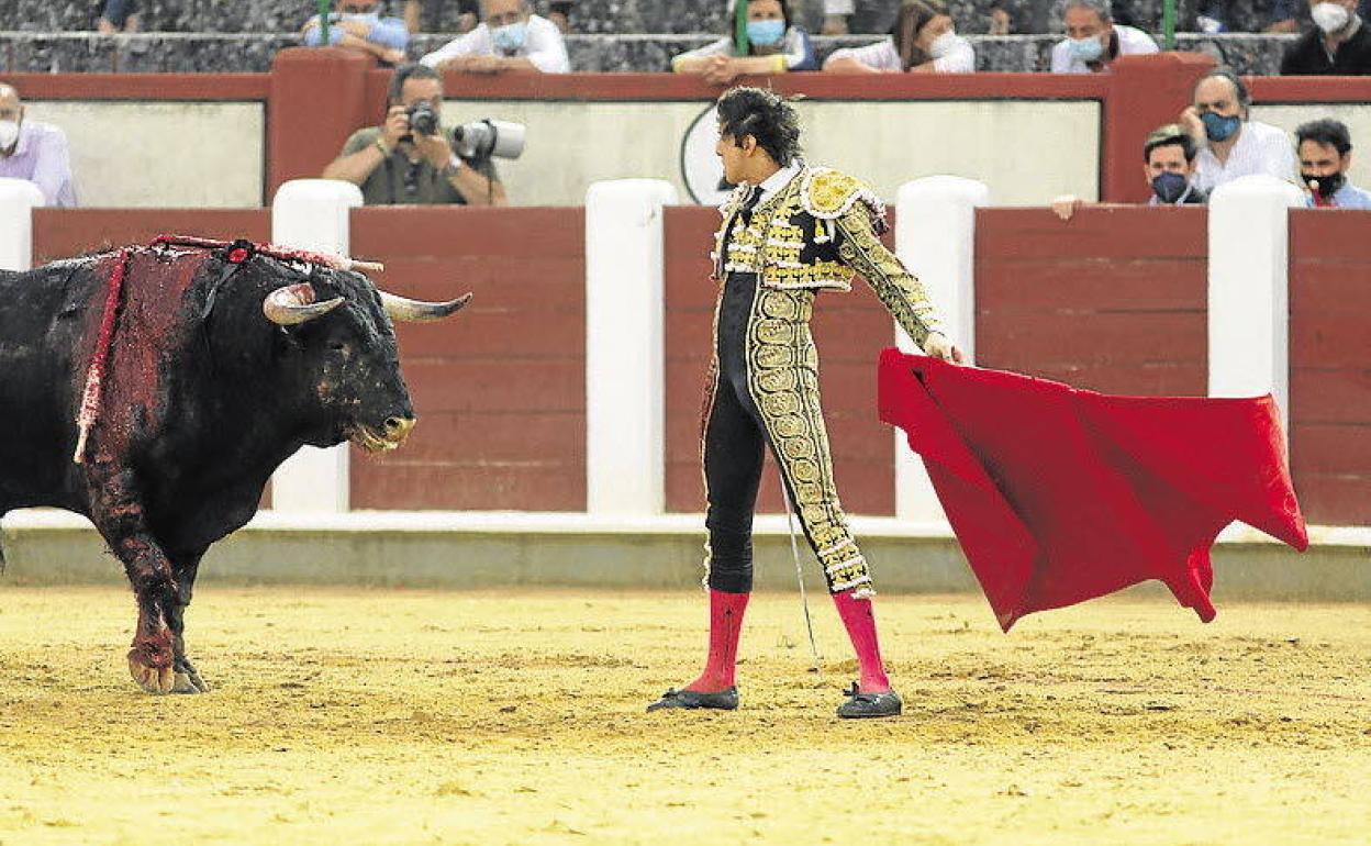 Roca Rey, en la corrida de San Pedro Regalado celebrada en 2021.