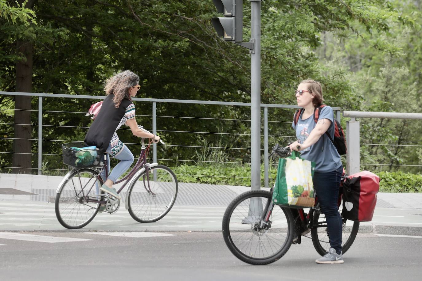 Jornada de altas temperaturas en Valladolid.