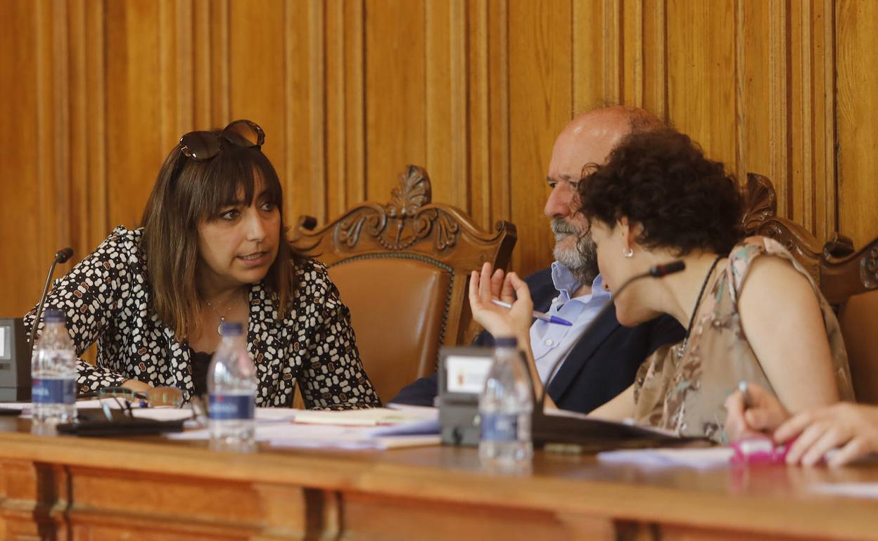 Concejales socialistas en el Ayuntamiento.