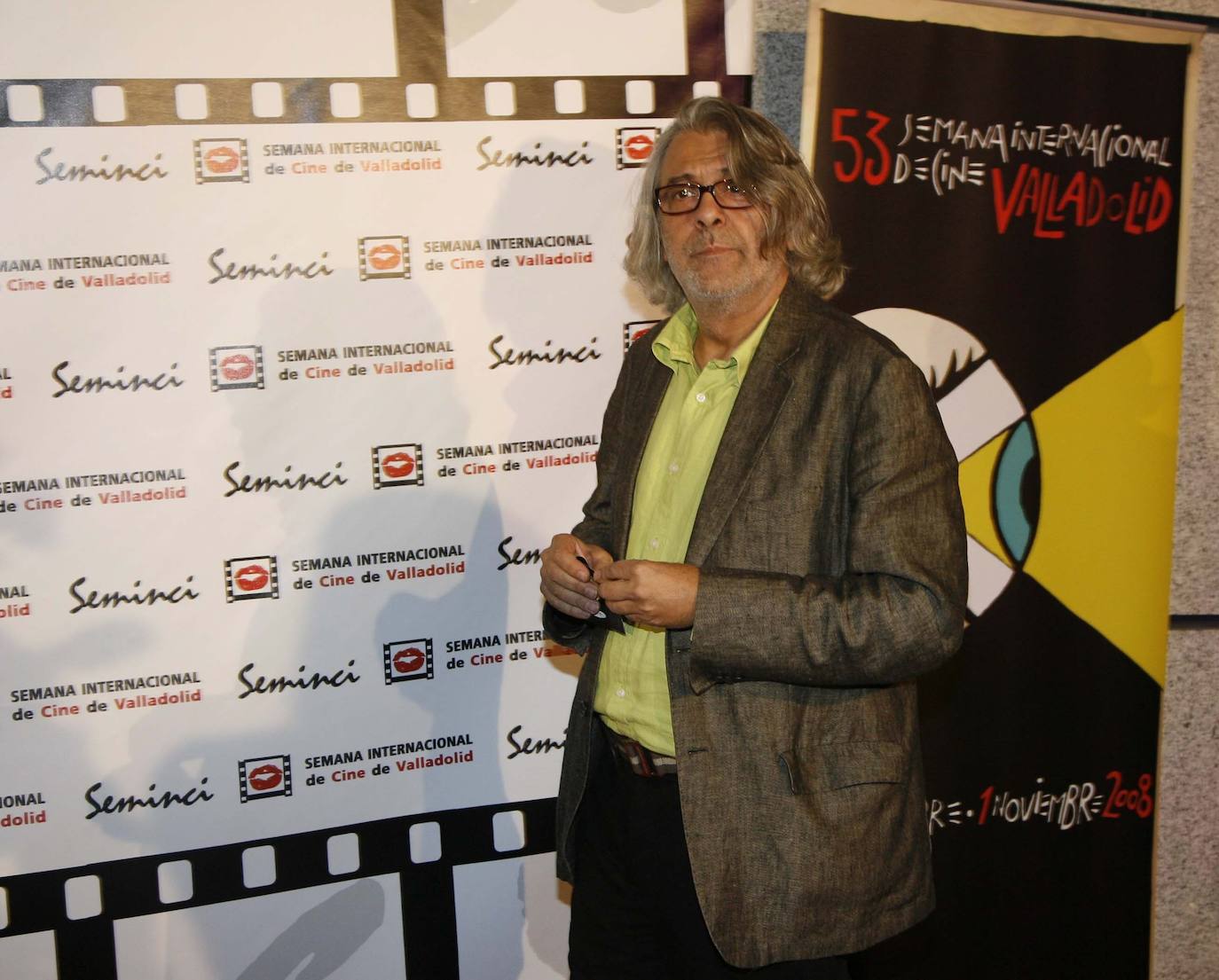 Chete Lera, durante la presentación de la 53 Seminci en Madrid en el año 2008.