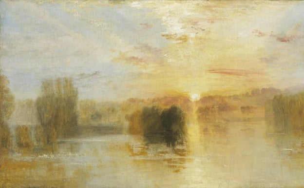  'Lago Petworth, atardecer'. 