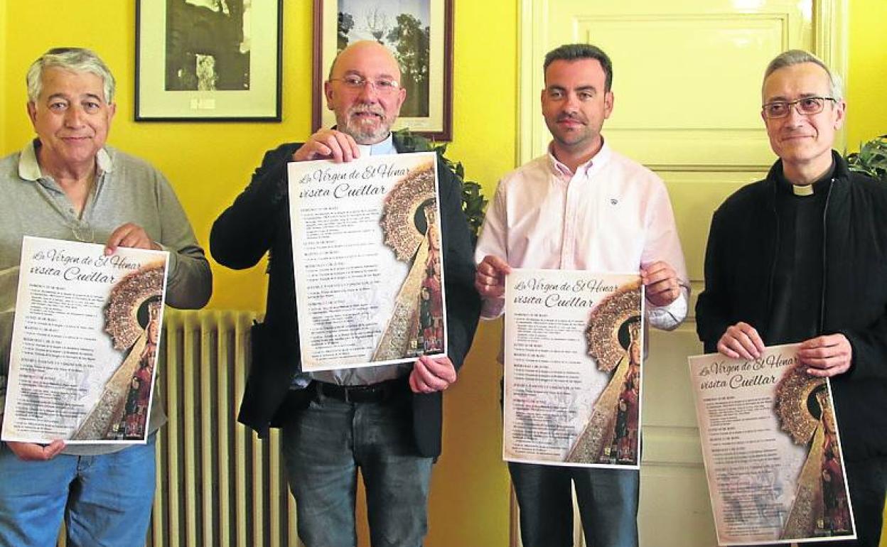 Presentación de los actos con motivo de la llegada de la Virgen. 