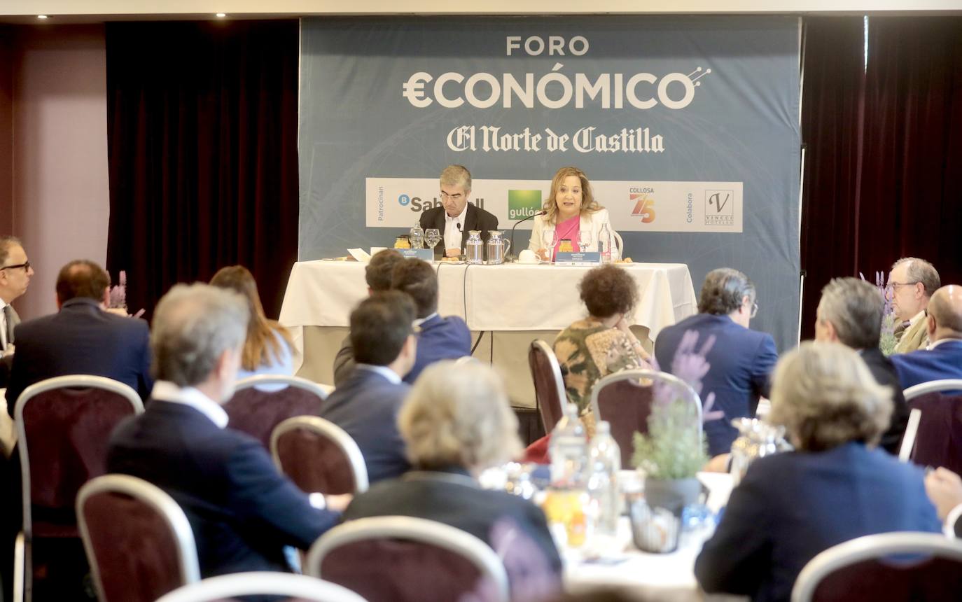 Fotos: La eurodiputada Iratxe García en el Foro Económico de El Norte (2/2)