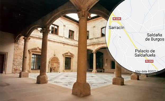 Patio del Palacio de Saldañuela.