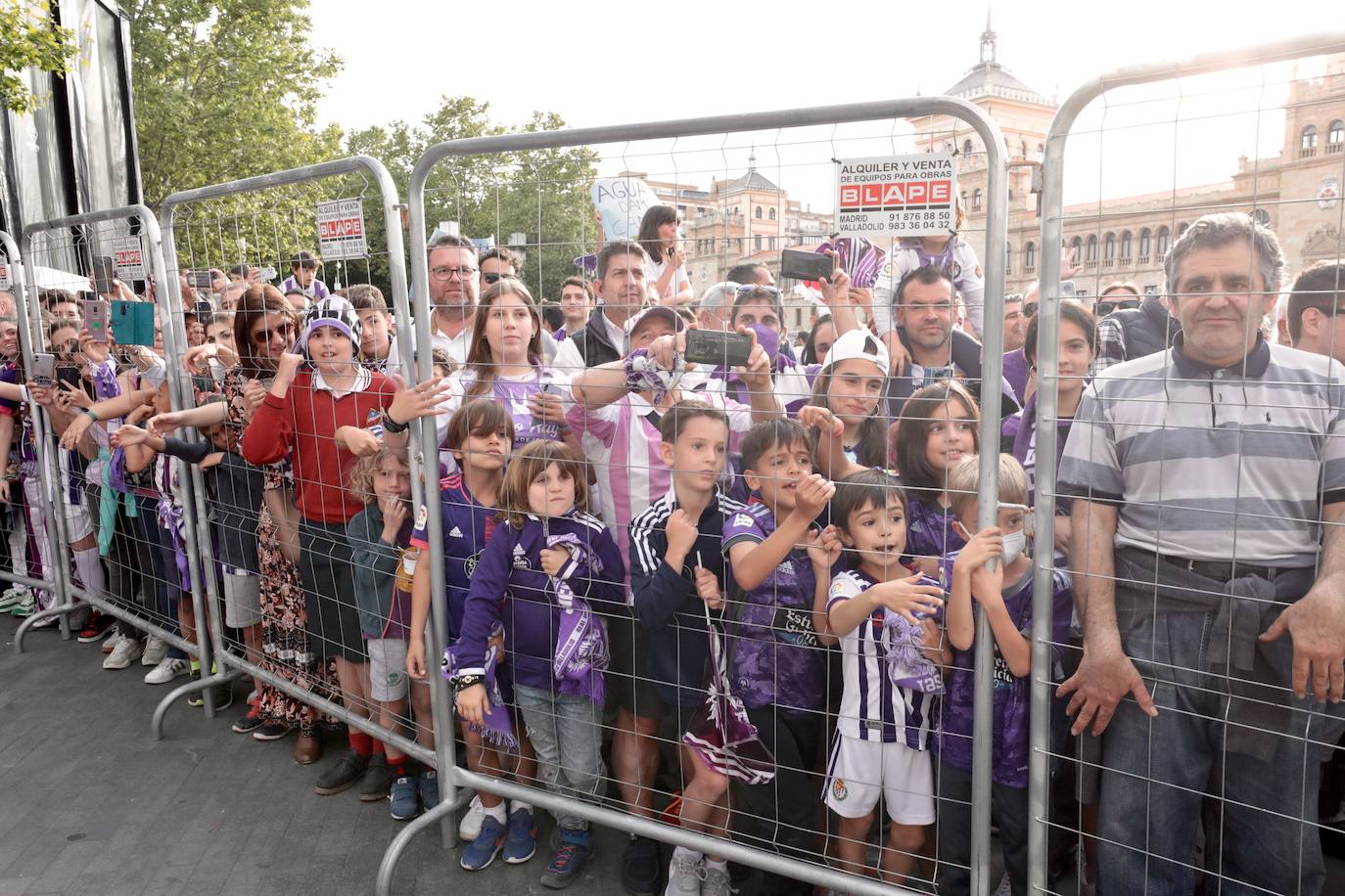 Valladolid disfruta con el ascenso del Pucela. 