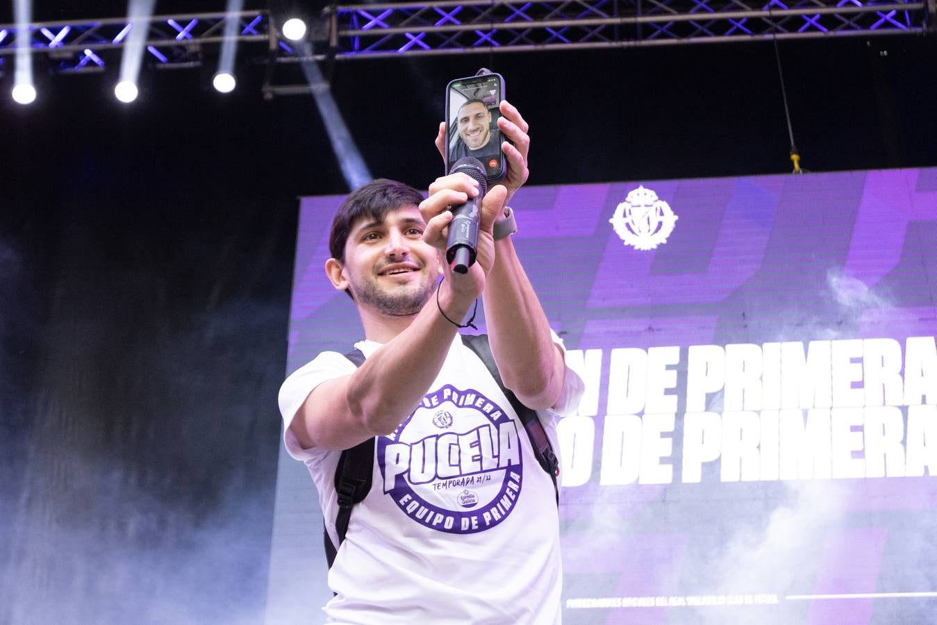 Fotos: El Real Valladolid celebra con su afición el ascenso a Primera Divisón