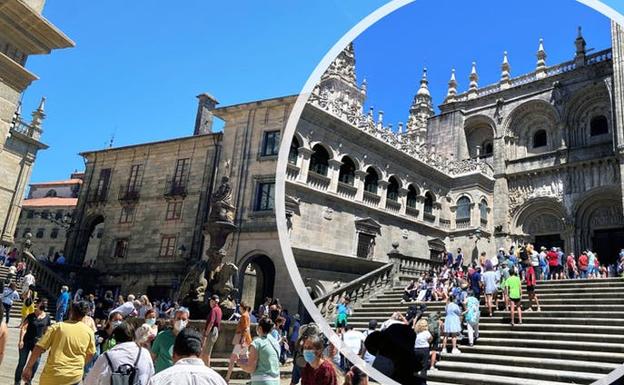 Masificación turística en Santiago de Compostela durante la pandemia de la covid-19. 