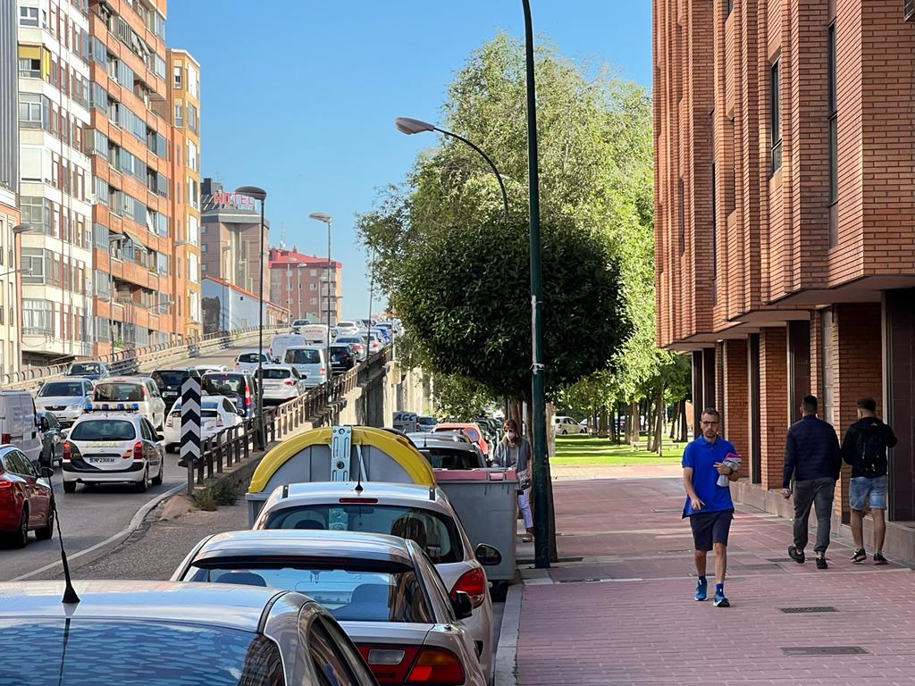 Fotos: Viernes de atascos en Valladolid por las obras