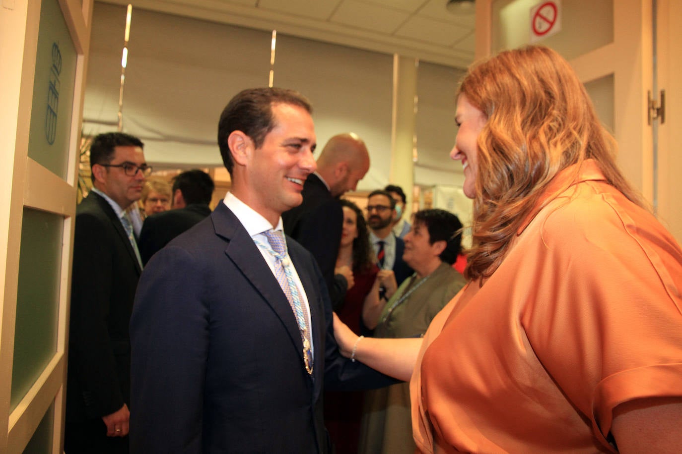 Pleno celebrado en el Ayuntamiento de Segovia para elegir como nueva alcaldesa a Clara Martín.