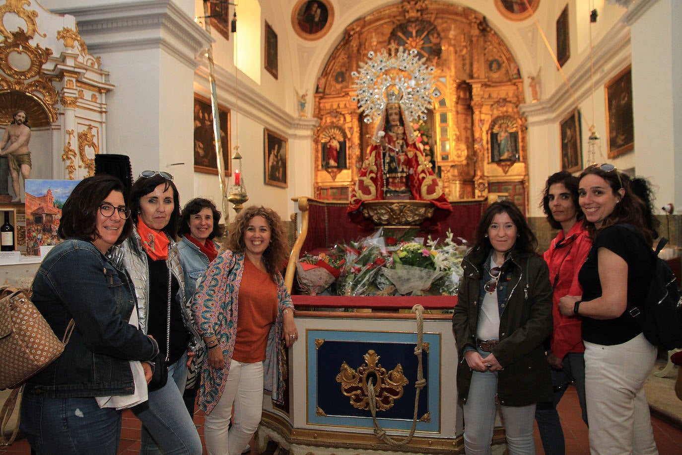 Romería de la Virgen del Bustar celebrada este sábado en Carbonero el Mayor.