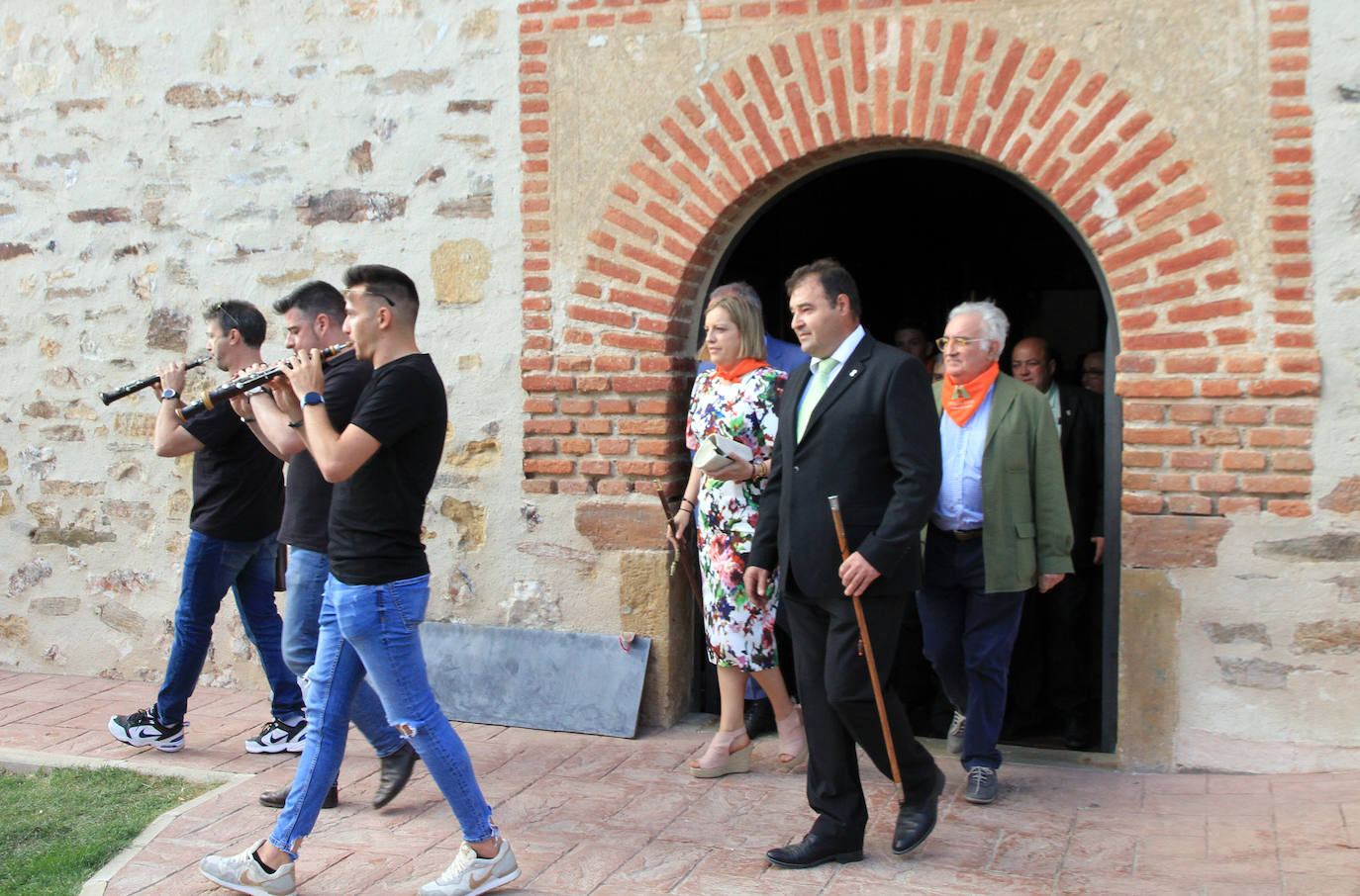 Romería de la Virgen del Bustar celebrada este sábado en Carbonero el Mayor.