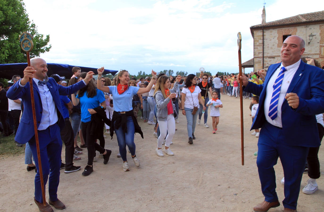 Romería de la Virgen del Bustar celebrada este sábado en Carbonero el Mayor.