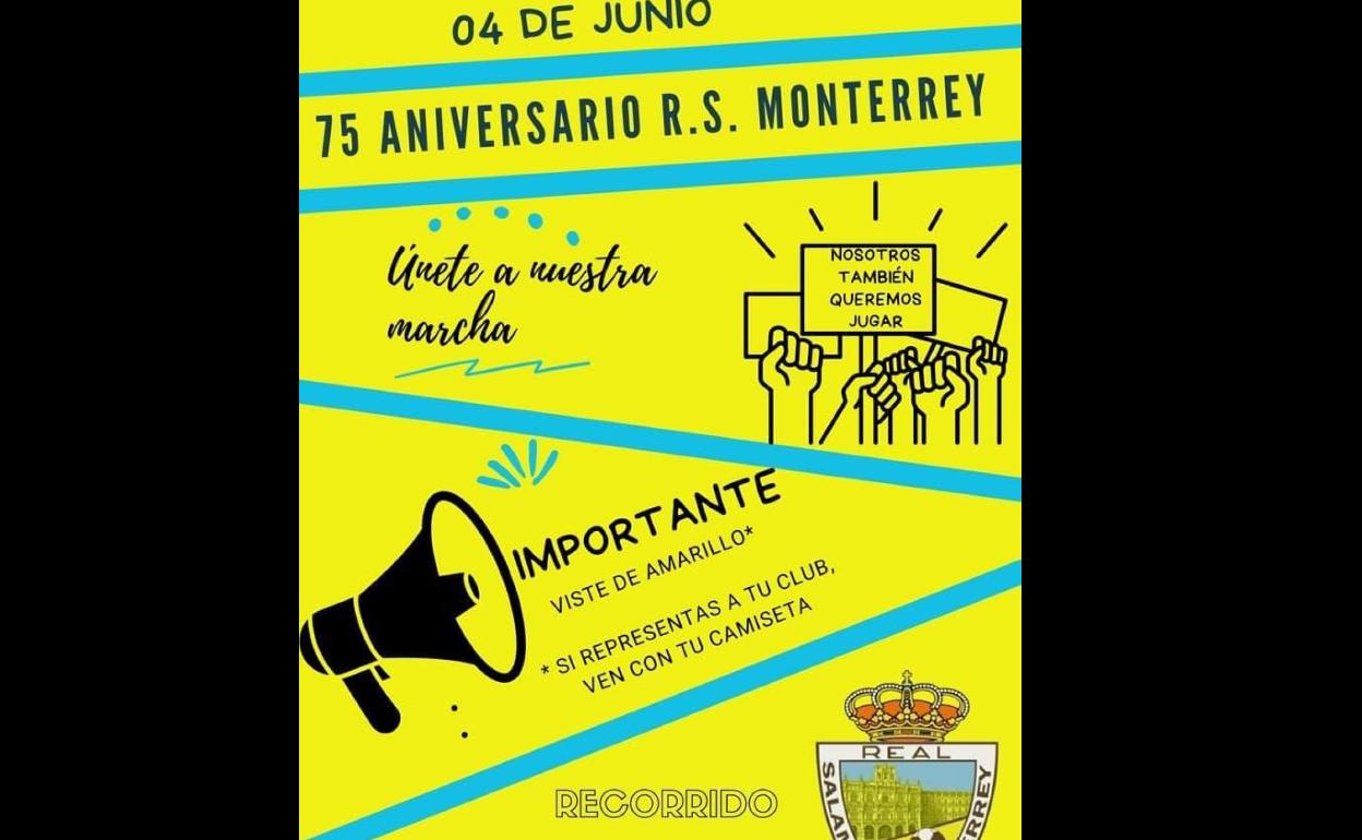 Convocatoria de la protesta.