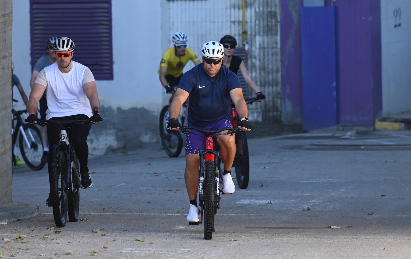 Fotos: Ronaldo inicia el Camino de Santiago como promesa por el ascenso del Real Valladolid