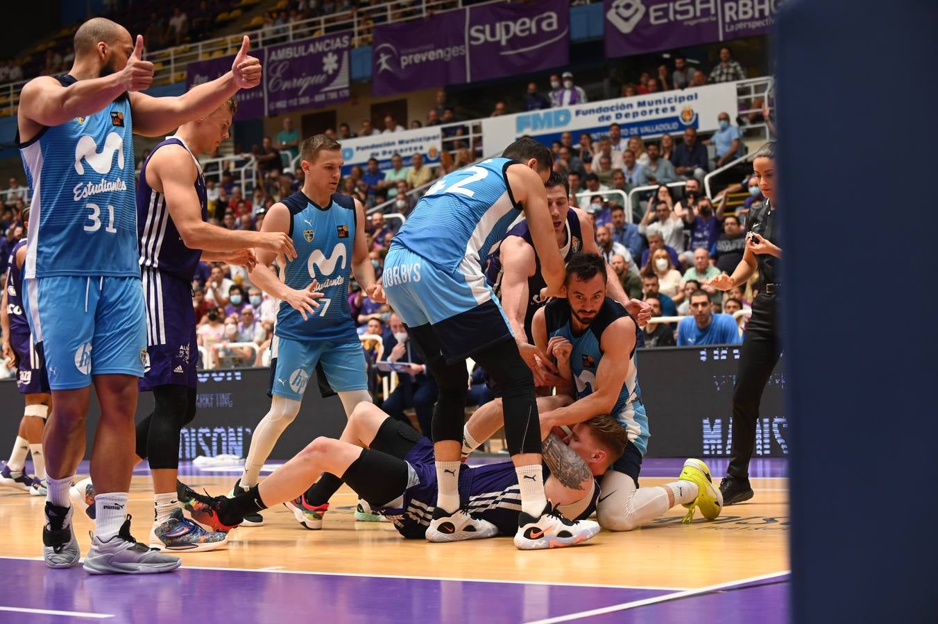 Fotos: Derrota del Real Valladolid Baloncesto ante el Estudiantes (59-85)